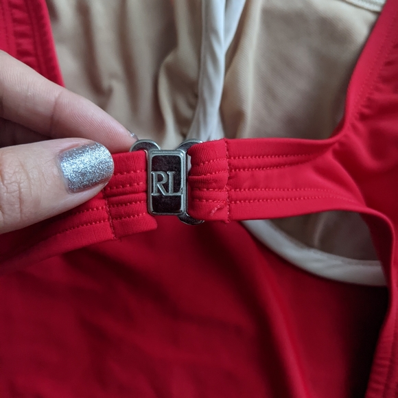 Ralph Lauren Swim One Piece Red - Picture 5 of 5